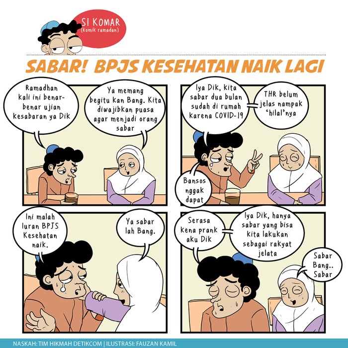 Komik Ramadhan, BPJS Kesehatan Naik lagi Komik Ramadhan, BPJS Kesehatan Naik lagi