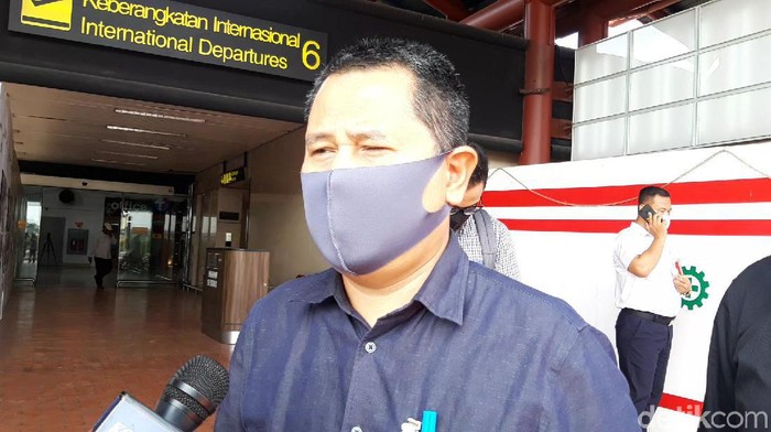 Executive General Manager Bandara Internasional Soekarno-Hatta, Agus Haryadi (Yogi Ernes/detikcom)
