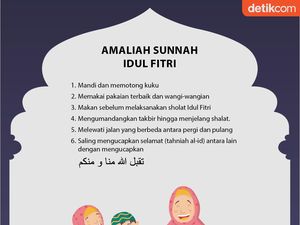 6 Amaliah Sunah Idul Fitri: Mandi, Takbir hingga Pakai Minyak Wangi