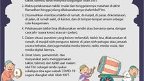 Panduan Takbir Idul Fitri di Rumah dari MUI