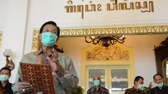 Gubernur DIY, Sri Sultan Hamengku Buwono X, Jumat (15/5/2020). Gubernur DIY, Sri Sultan Hamengku Buwono X, Jumat (15/5/2020).