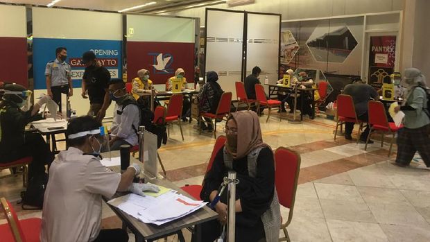 Proses keberangkatan di Terminal 2 Soekarno-Hatta, Jumat 15 Mei 2020 (Ist Angkasa Pura II)