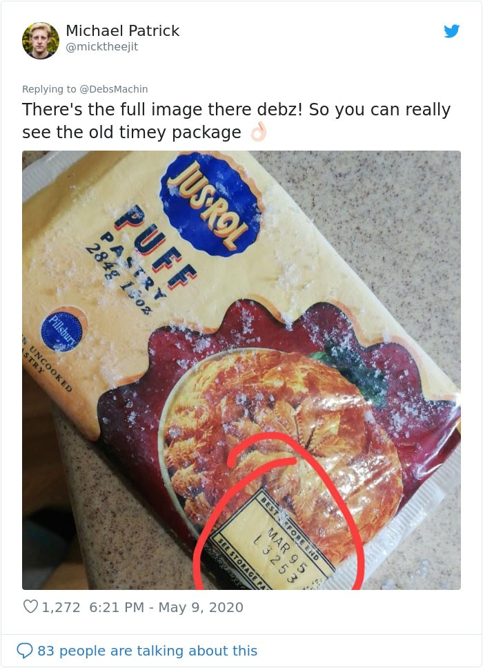 Penemuan makanan usang di kulkas