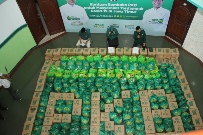 PKB Jatim Beri Bantuan 287.500 Paket Sembako