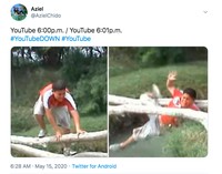 Meme YouTube down