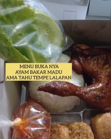 angela lee bagi makanan
