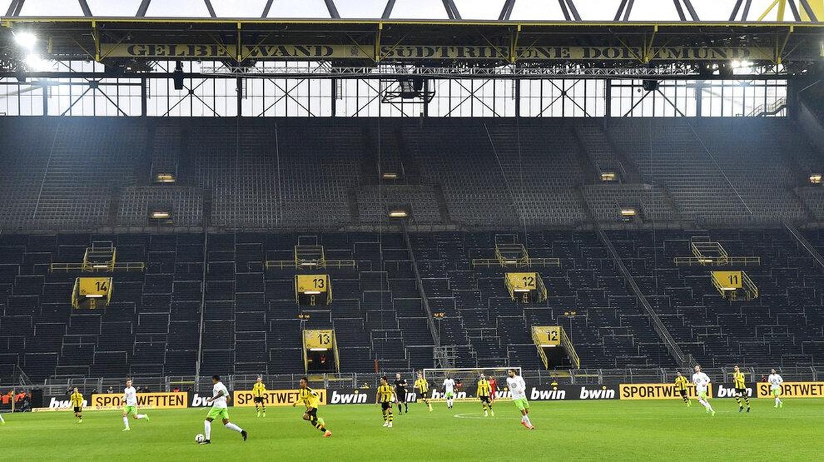 Kembalinya Liga Jerman diharapkan bisa memberi senyuman untuk warga (Martin Meissner/AP Photo)