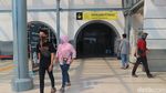 Stasiun Pasar Senen di Hari Pertama Larangan Mudik Lebaran