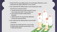 Ketentuan Sholat Idul Fitri di rumah (Foto: Mindra Purnomo/detikcom)