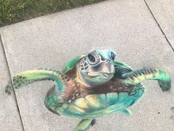 Foto Viral Gambar 3D Realistis Mahakarya Ibu dan Anak