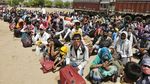 Ragam Cara Pekerja Migran India Mudik Saat Lockdown