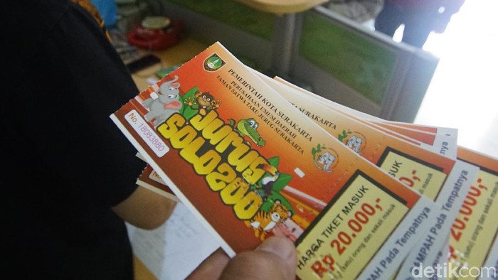 Tiket presale Taman Satwa Taru Jurug (TSTJ) atau Solo Zoo, Sabtu (16/5/2020).