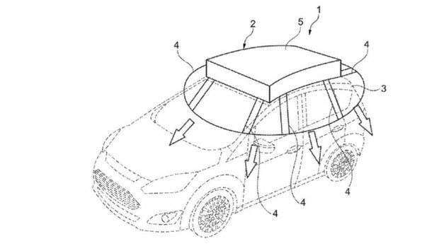 Gambar paten Ford solar shield