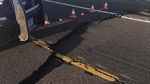 Jalan Retak Akibat Gempa M 6,5 di Nevada