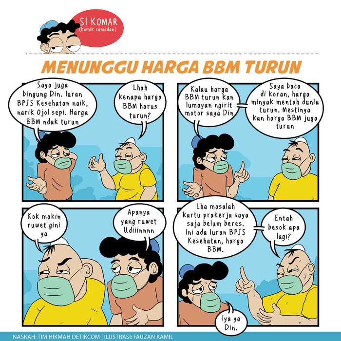 Komik Ramadhan,  Harga BBM