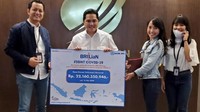 Penyaluran bantuan ini merupakan wujud kepedulian insan BRILian BRI Grup dalam mendukung upaya pemerintah dalam pencegahan dan penanggulangan dampak COVID-19 di Indonesia. Bantuan yang disalurkan, merupakan dana yang terhimpun dari gerakan sosial Insan Brilian, BRI Group “BRILian Fight COVID-19” yang secara sukarela menyisihkan pendapatannya untuk membantu penanganan Corona di Indonesia. Foto: dok. BRI