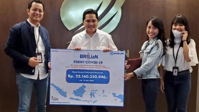 Kala Milenial Berdonasi Lewat Erick Thohir