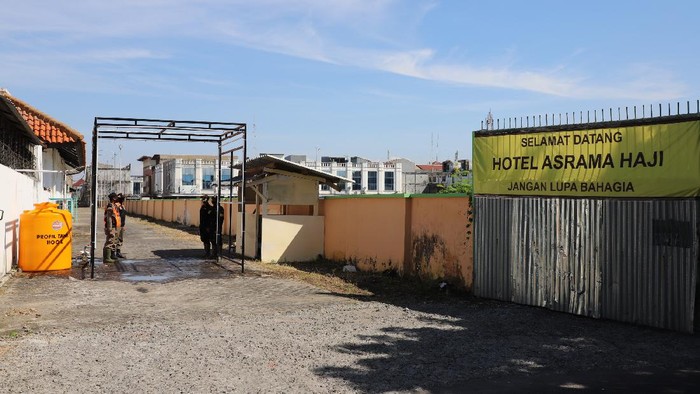 asrama haji jadi tempat isolasi OTG