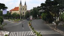 PSBB Hari Pertama, Jalan di Kota Malang Lengang