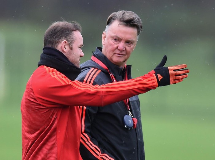 Wayne Rooney dan Louis van Gaal