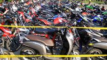 Ratusan Motor Ini Hasil Razia Balap Liar di Sidoarjo