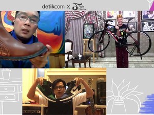 Barang-barang Ridwan Kamil dan Ganjar Dilelang Armand Maulana Laku Keras