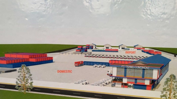 Desain pembangunan pusat logistik berikat