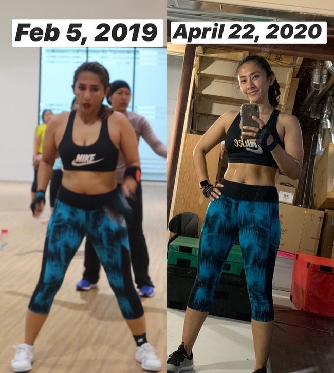 Semenjak menekuni olahraga, Cut Memey sukses menurunkan berat badannya. “Aku turun berat badan delapan sampai sembilan kilogram. Body fat aku turun sampai 25 persen,” katanya.Foto: instagram @cutmemey