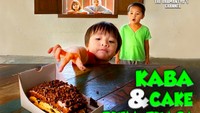 Keluarga Zaskia dan Hanung memproduksi film pendek di YouTube saat ramadan. Episode kedua ini menceritakan Kaba dan cake buka puasa. Wah, sudah pada pintar akting ya! Foto: Instagram zaskiadyamecca
