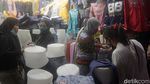 Meski PSBB, Pasar Tanjungsari Sumedang juga Diserbu Warga