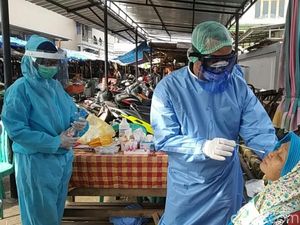 Cegah Corona, Pemkab Cirebon Gelar Tes Swab Massal di 9 Pasar Tradisional