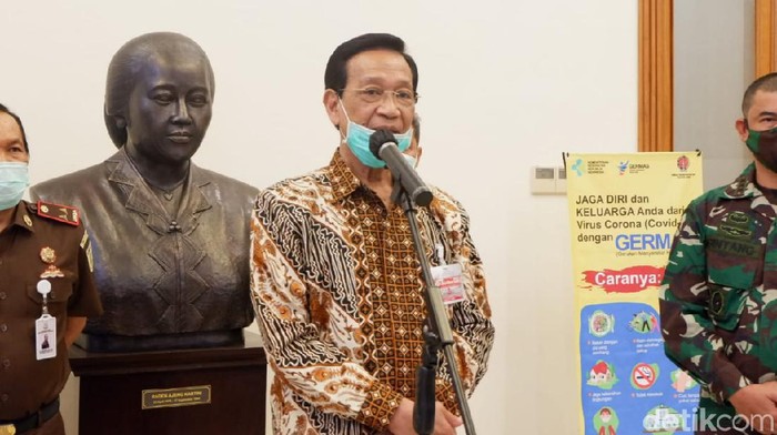 Gubernur DIY Sri Sultan Hamengku Buwono X, Senin (18/5/2020).