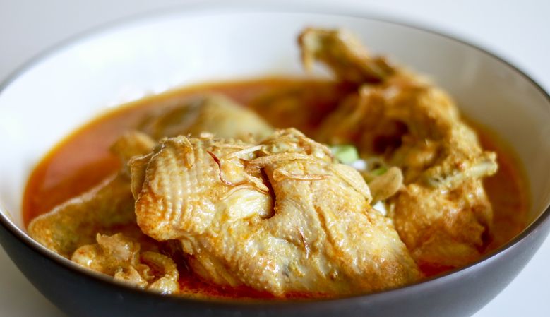 Gulai bebek, Curry duck Traditional Indonesian Cuisine