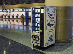 Wah, Bandara Las Vegas Punya ATM Masker