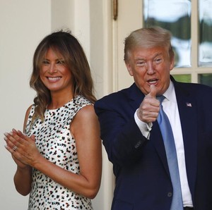 Foto: Penampilan Ibu Negara Melania Trump yang Disebut Munafik Foto: Penampilan Ibu Negara Melania Trump yang Disebut Munafik