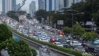 Beginilah potret kemacetan ibu kota Jakarta kembali seperti sedia kala saat tak ada PSBB.