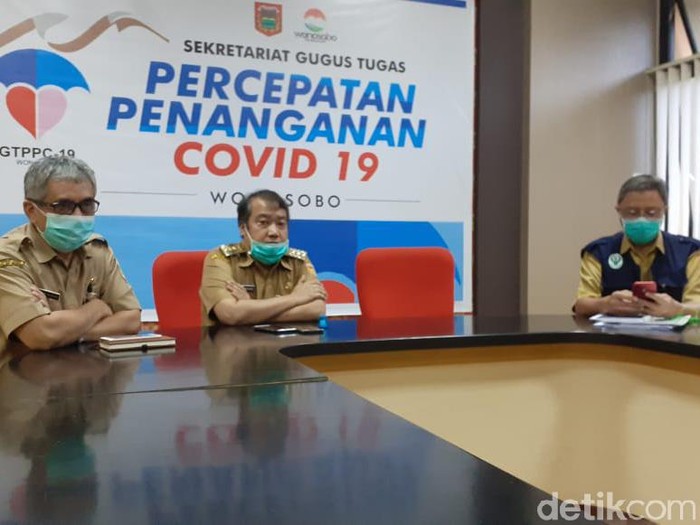 Belasan orang karyawan pasar modern di Wonosobo jalani rapid test, Senin (18/5/2020).