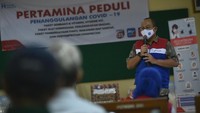 Vice President Corporate Communication Pertamina, Fajriyah Usman menyatakan, Pertamina terus memperluas berbagai bantuan kepada kelompok masyarakat rentan akibat Covid-19. Karena itulah, dalam momen Ramadhan ini, Pertamina memberikan bantuan kepada anak-anak terlantar yang diasuh di berbagai panti asuhan, penyandang disabilitas di panti disabilitas serta para lansia yang diasuh di panti werdha. Istimewa/Dok. Pertamina.