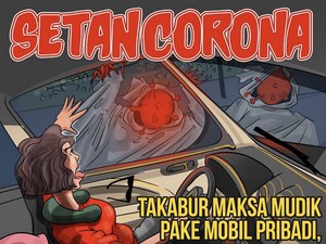 Masyarakat #OgahMudikDulu karena Setan Corona