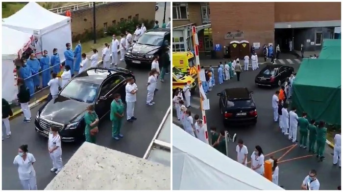 Tenaga Medis Protes, Buang Muka dan Tak Acuhkan Kunjungan PM Belgia ke RS