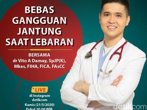 Jangan Lewatkan! Bincang Bareng Dokter Jantung Biar Tetap Sehat Berlebaran di Live IG