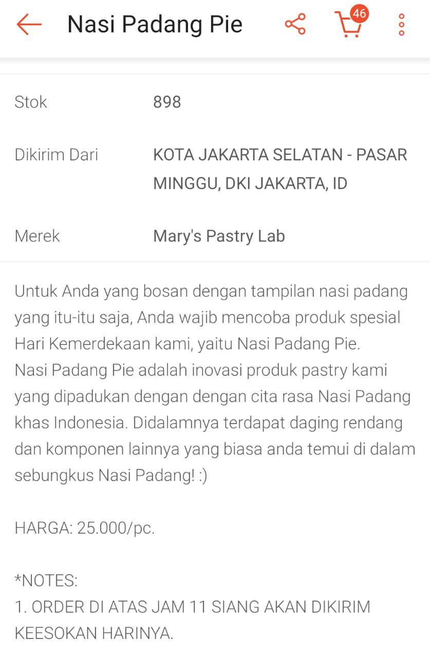 nasi padang pie