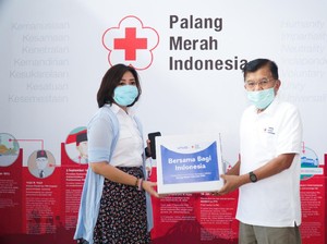 PMI Terima Sumbangan 2.450 Paket Sembako dari Produsen Smartphone