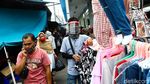 Belanja Lebaran di Pasar Tanah Abang Juga Ramai