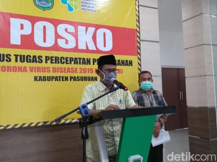 Bayi di Kabupaten Pasuruan yang baru berusia 7 bulan positif Corona. Sebelumya, bayi laki-laki ini sempat bolak-balik kontrol kesehatan.
