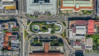 Kawasan Kota Tua pun ikut terdampak virus Corona.