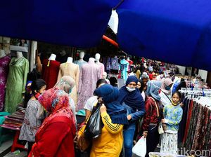 Nekat Jualan, PKL Tanah Abang Ditertibkan
