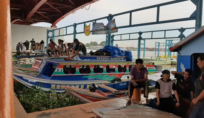Suasana di Palembang jelang PSBB (Raja Adil-detikcom)