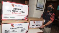 APD tersebut untuk membantu meringankan tenaga medis mulai dari Dokter, perawat hingga sopir ambulans saat menangani pasien terinveksi virus covid-19. 