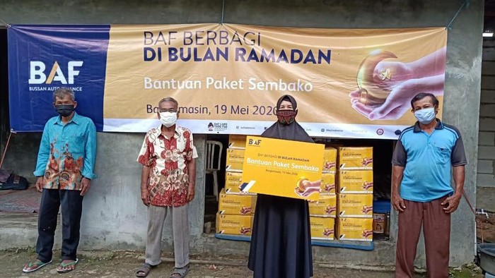 Penyaluran bantuan sosial BAF.